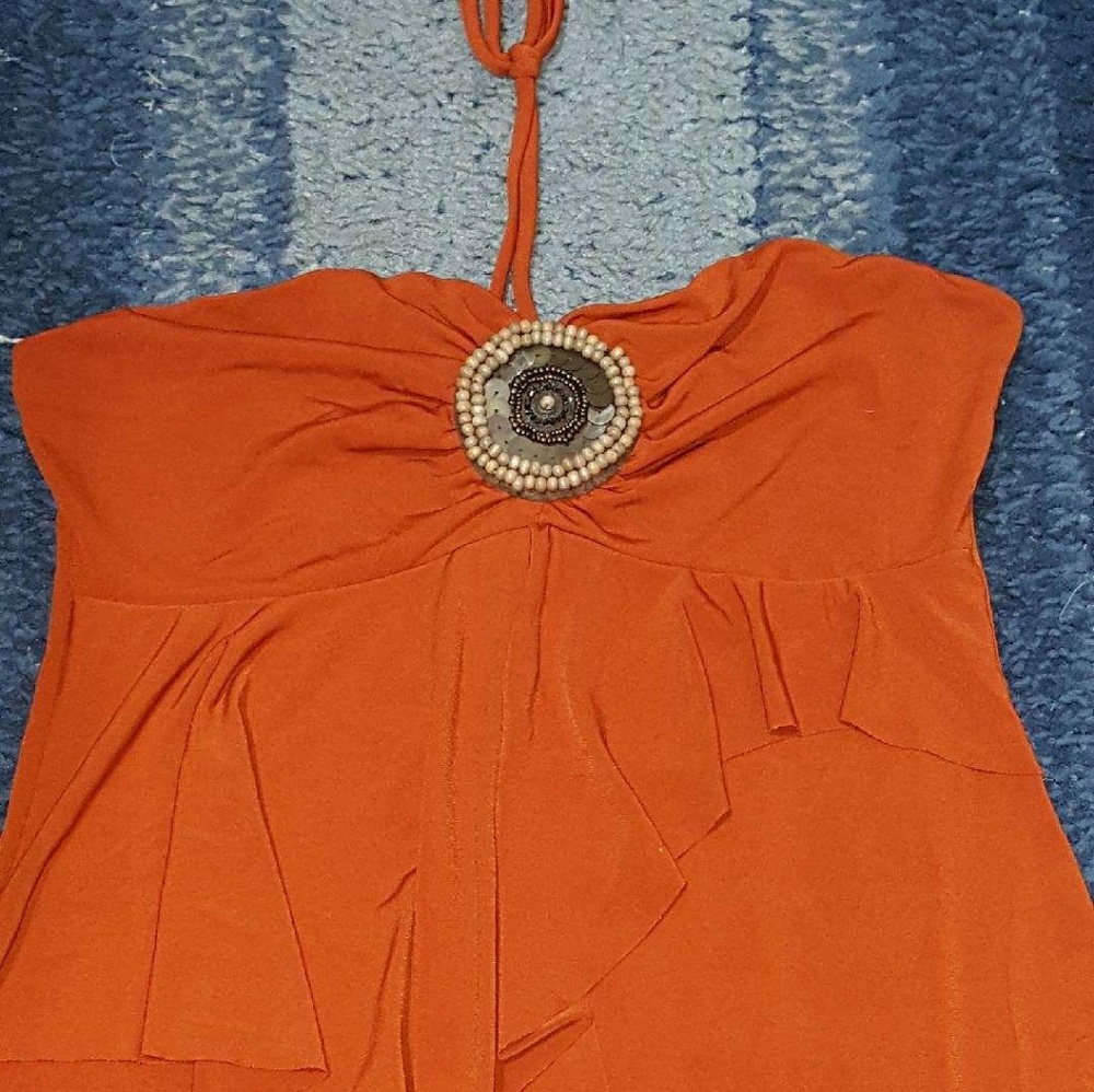 Burnt orange top